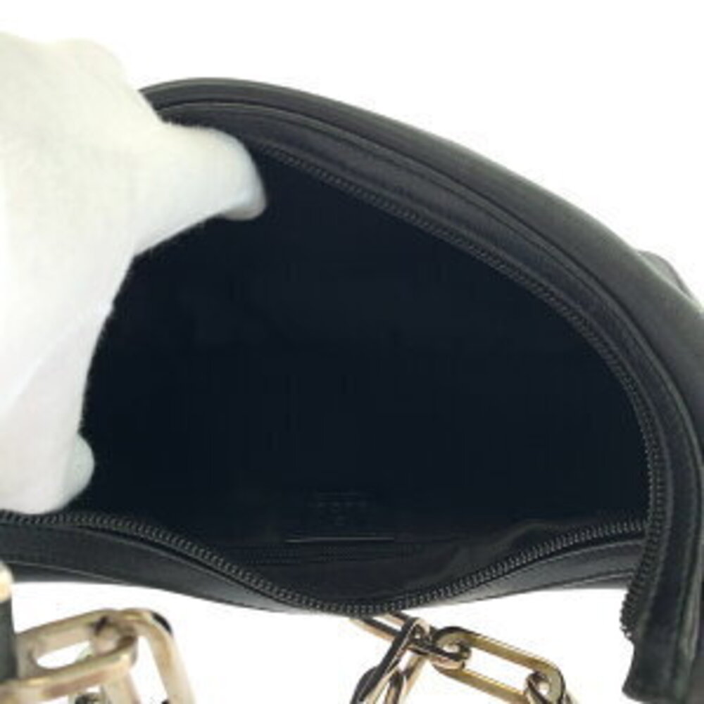Gucci leather chain bag strap shoulder Hobo black - Picture 9 of 10